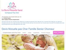 Tablet Screenshot of le-devis-mutuelle-sante.com